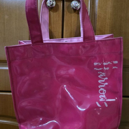Harrods tote bag pink used