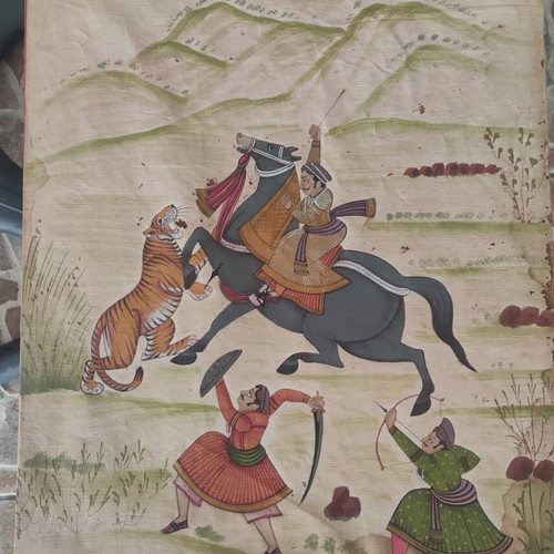 Canvas painting used without frame