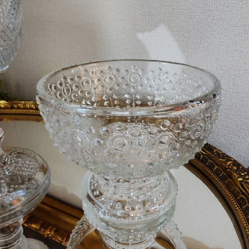 Vintage glass lot with Avon, Anchor Hocking, Grapponia bowl, Soliflore vase