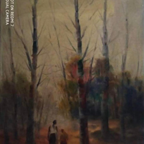 Oil painting on canvas by G. Vasilopoulos signed, in excellent condition