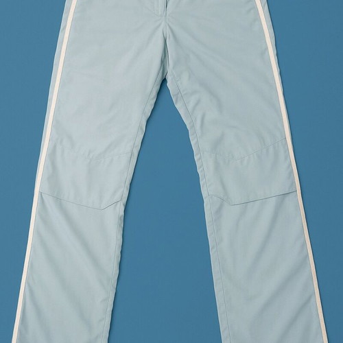 Adidas vintage track pants ice blue with white stripes, used