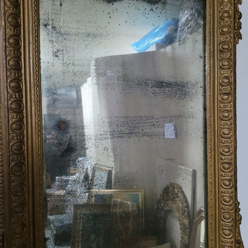 Antique old mirror used with carvings early 20th century
