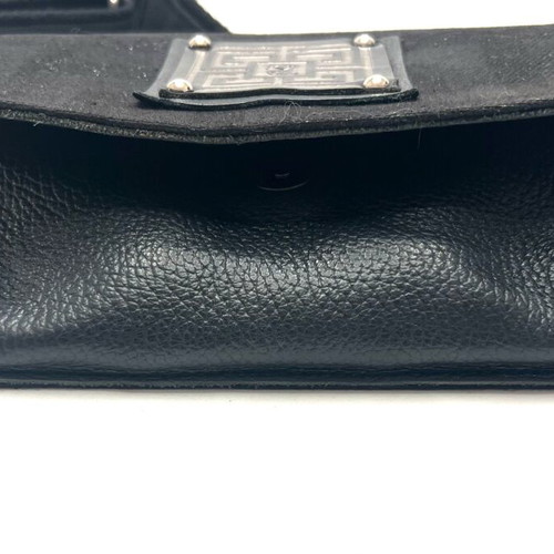 Ames cloth beltbag used, black with minor clasp damage