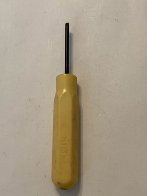 Old screwdriver used