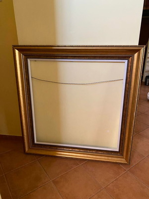 Frame used, huge and heavy, 120x120 cm