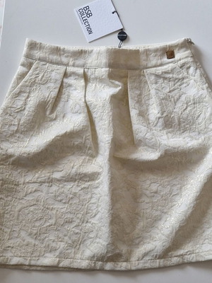 BSB skirt new, white and gold shades, size L