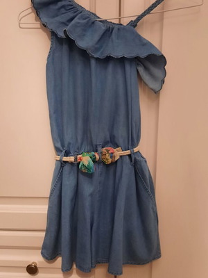 Ολόσωμη καλοκαιρινή φόρμα Mayoral νούμερο 7 σαν καινούργιο με ζωνάκι