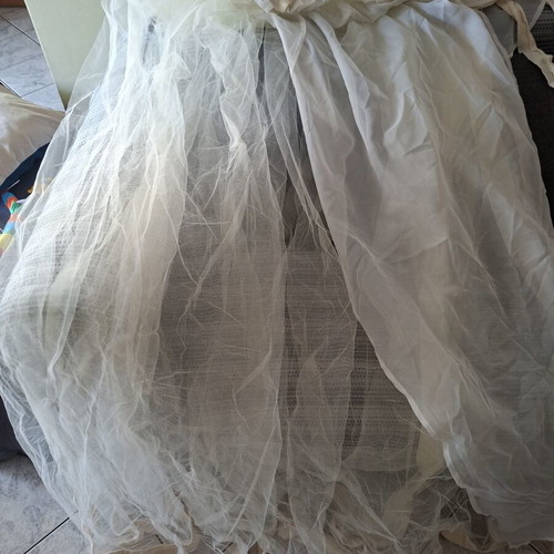 Crib/Baby Bed Protective Tulle Cover, 2 meters length
