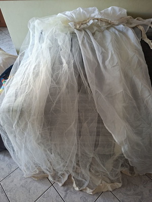 Crib/Baby Bed Protective Tulle Cover, 2 meters length