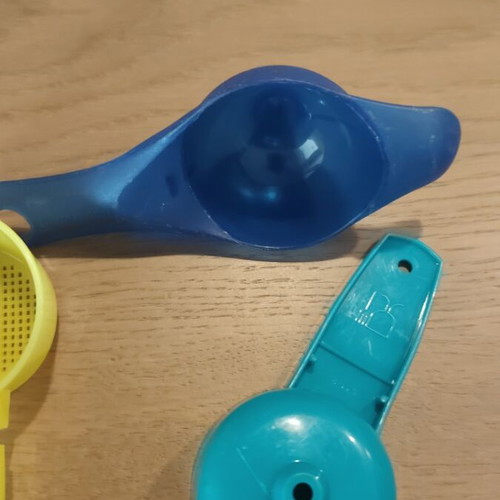 Tupperware small strainers set used, 3 pieces