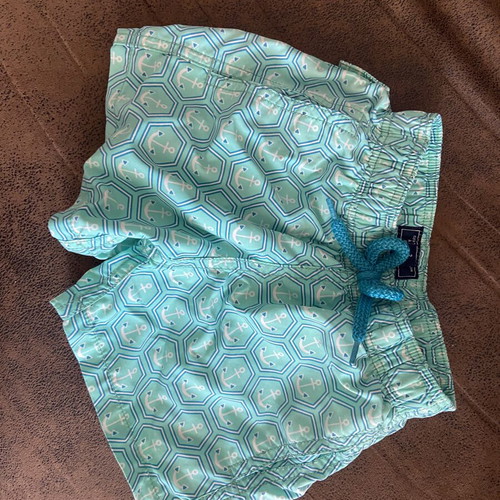 Boys' swim shorts Vilebrequin turquoise used with Sergent Major gift
