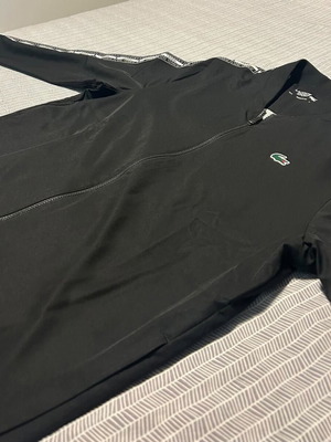 Lacoste Sport αδιάβροχη ζακέτα σε μαύρο, μέγεθος L, Αφόρετη με καρτελάκι