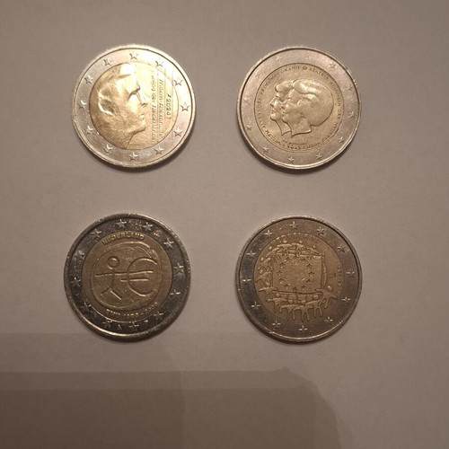 Dutch commemorative coins set of 4 like new