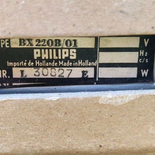 Philips vintage radio from the 50s used, non-functional