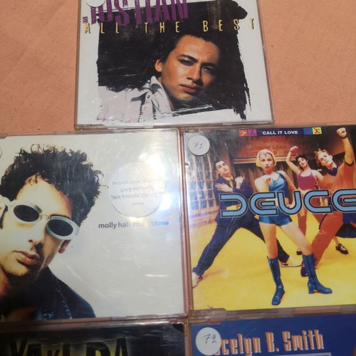 Pack of 9 used rock CDs