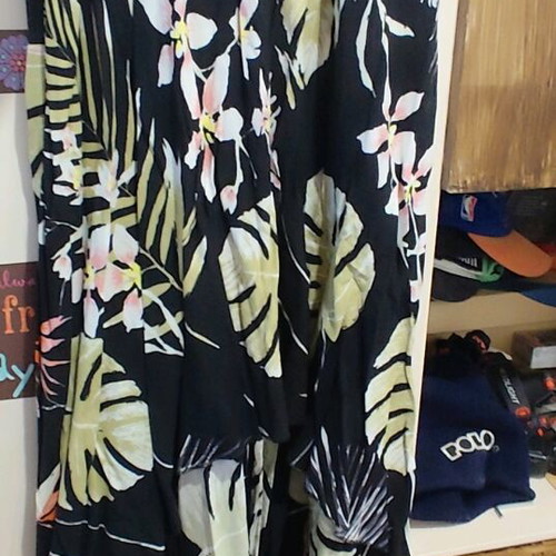 Asymmetric maxi skirt Benissimo like new, tropical floral print, size S