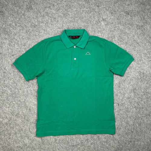 Robe di Kappa Polo Shirt men's t-shirt Small Green Omini Logo Classic Italy Casual Vintage