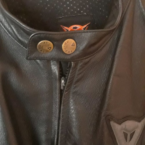 Dainese leather jacket used, size 50, with protectors
