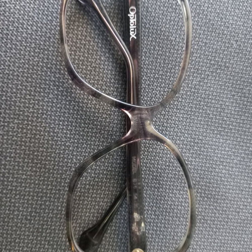Optolux vintage eyeglass frame like new, gray brown