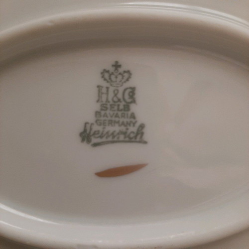 Set of 4 Serving Platters Bavaria Porcelain H & Co SELB BAVARIA