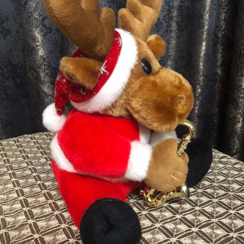 Musical toy Christmas reindeer like new