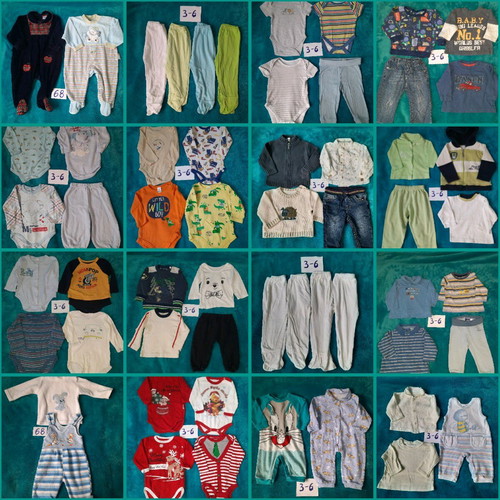 Baby clothes set like new, 57 pieces for 3-6 months