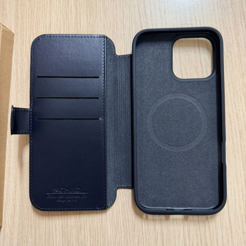 Nomad leather folio case for iPhone 16 Pro Max new