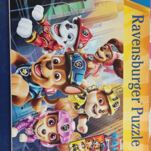 Paw Patrol puzzles like new, set of 2 with 12 pieces each