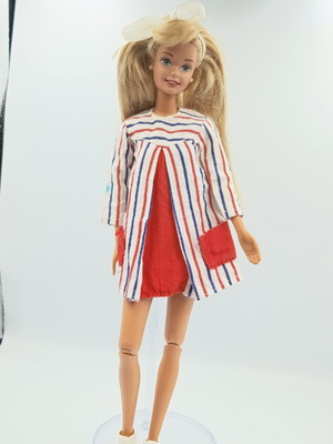 Vintage doll dress 1970 used, collectible fashion