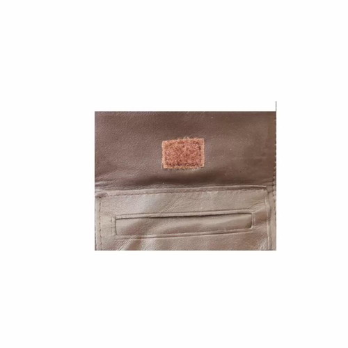 Over Top leather tobacco pouch brown new