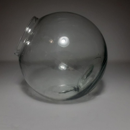 La Mediterranea Handmade Candy Jar like new from recycled glass