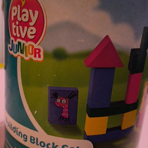 Wooden blocks used