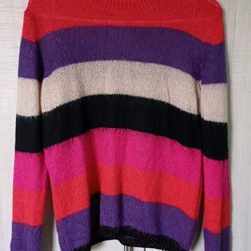 Kaos women's multicolor sweater like new, size S