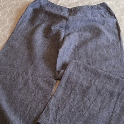 Michel Boyard Linen Pants like new, gray, size XL