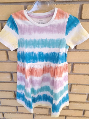 Marks and Spencer summer dress like new, cotton multicolor