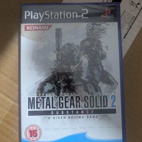 Metal Gear Solid 2 Substance Black Label PlayStation 2 new