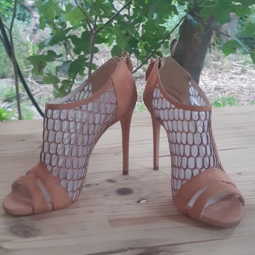 Casadei vintage suede pumps like new, beige, size 36.5
