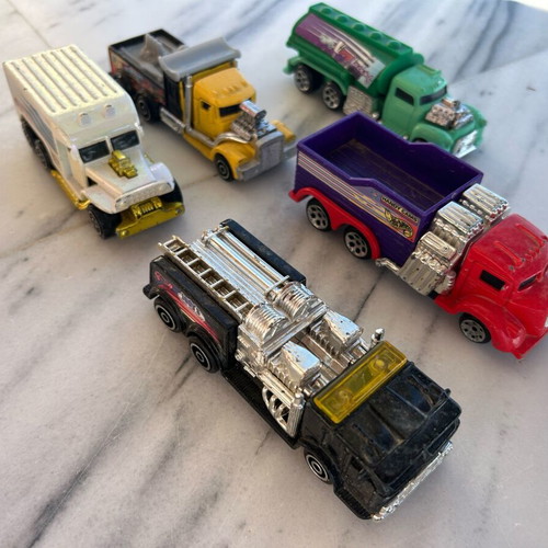 Hot Wheels toy cars old 1998 used metallic