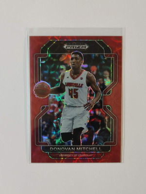 Donovan Mitchell Prizm Draft Picks 2022 Red Parallel numbered /88 like new card