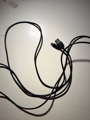 Long USB to USB Type-C Charging Cable Black