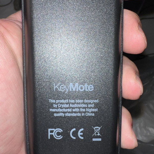 CHRYSTALAUDIOVIDEO remote control with keyboard and touchpad