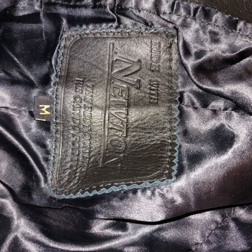 Newton leather vest like new, black, size M