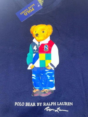 Polo Bear by Ralph Lauren T-Shirt, navy blue, size L