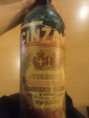 Wine bottle used very old 3 liter