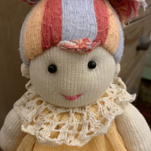 Handmade fabric doll like new
