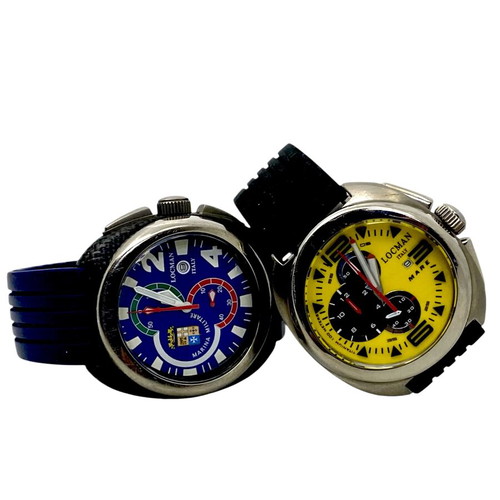 Locman titanium chronograph σαν καινούργιο, ανδρικό 45mm με ζαφείρι