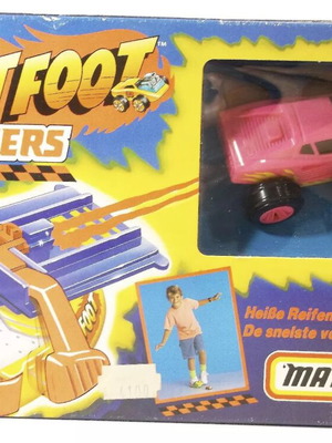 Matchbox Hot Foot Racers Pink Car 1991 European Exclusive New