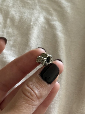 Pandora car charm, silver