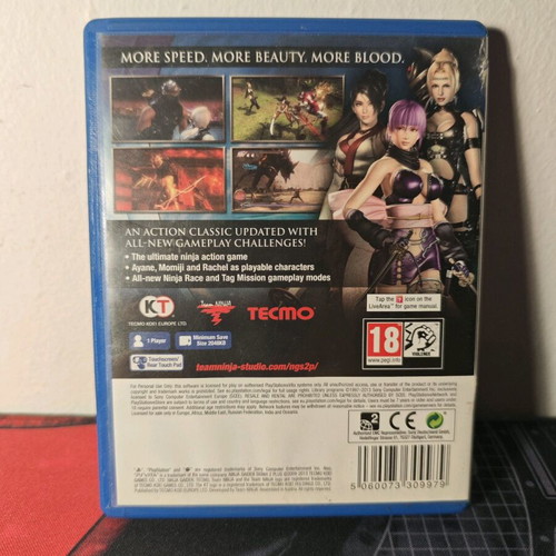 Ninja Gaiden Σ2 Plus for PsVita used with wear