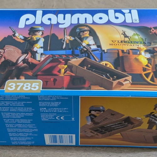 Playmobil Western 3785 South with Wagon set used, with box